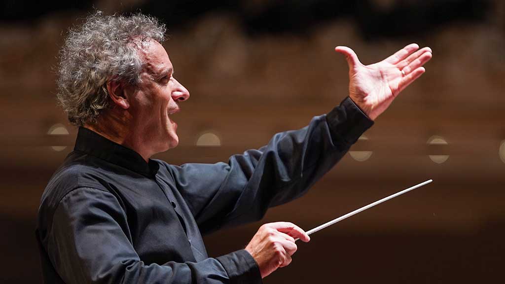 Music Director Louis Langrée conducts energetically