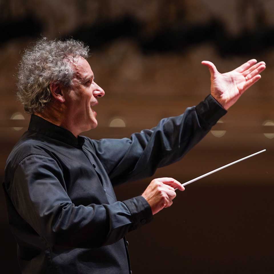 Music Director Louis Langrée conducts energetically